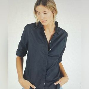 NWOT Everlane Concealed Front Button Up Cotton Long Sleeve Shirt - Size XS